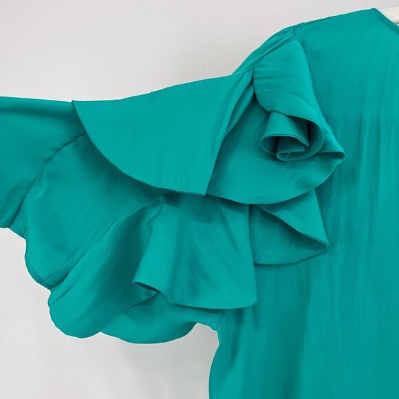 Lilly Pulitzer Ruffle Short Sleeve Ana Top, large, NWOT - Picture 11 of 11